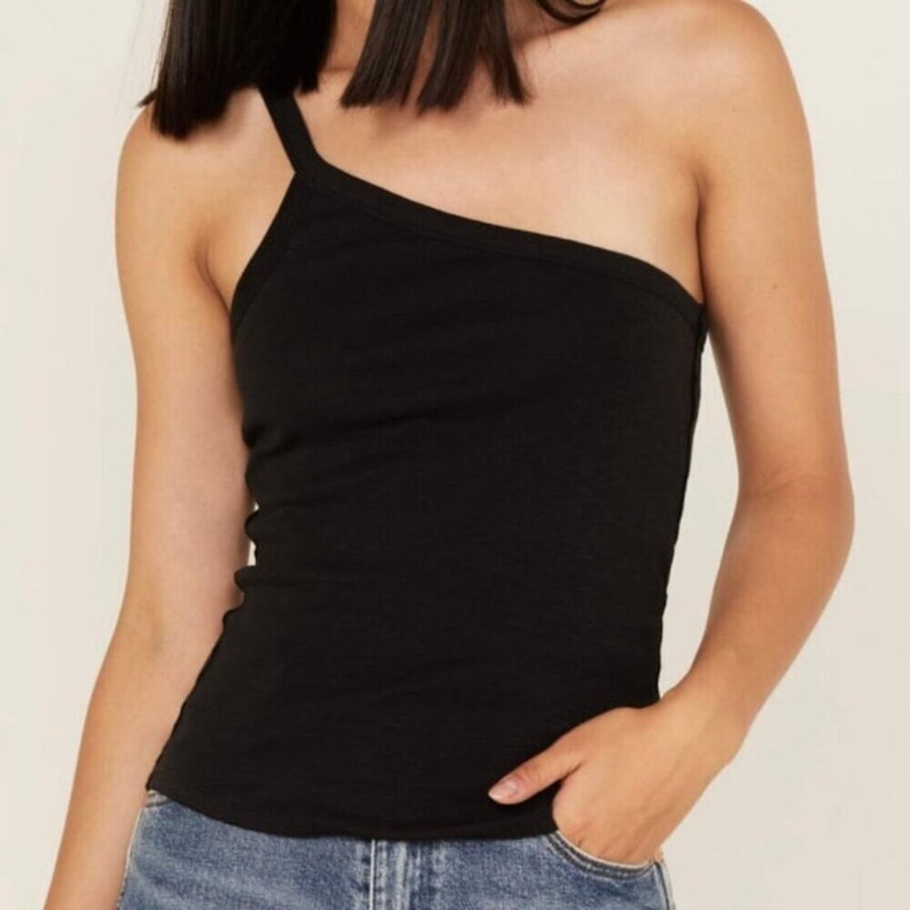 We The Free One Shoulder Tank Top